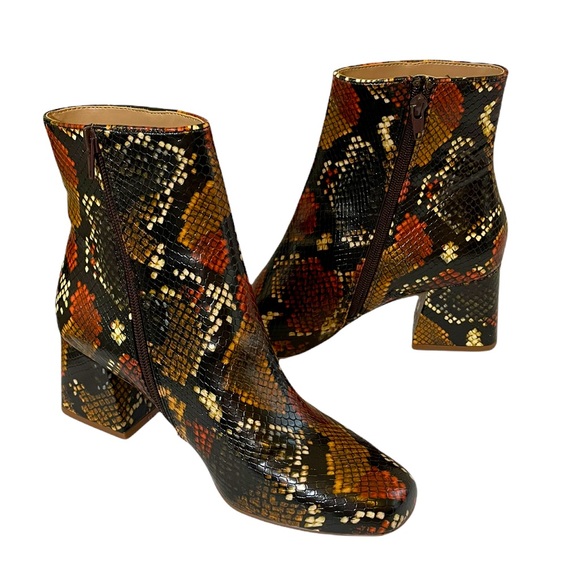 Steve Madden “Darma P” Multicolor Snake Booties - Picture 7 of 10